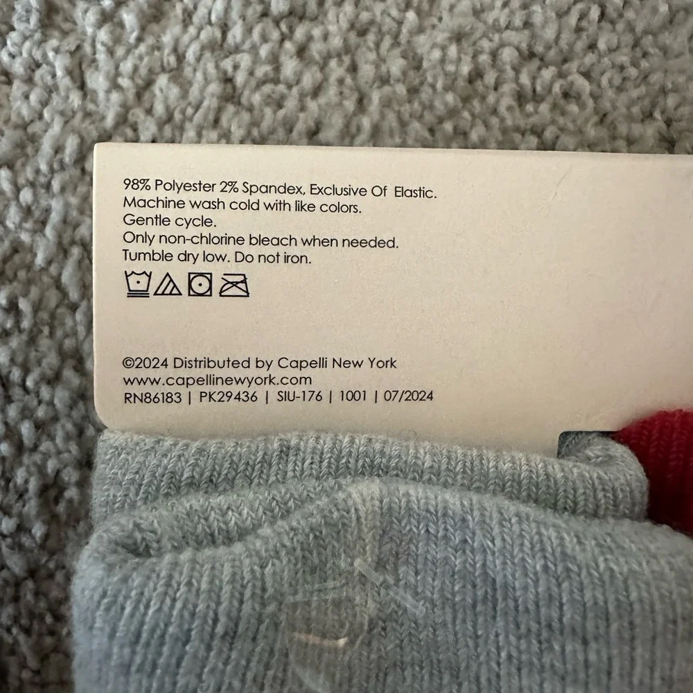 Capelli of New York Kids Holiday Socks Set - Red, Green, White